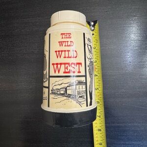 Vintage 1969 Aladdin Wild Wild West TV Show Plastic Thermos